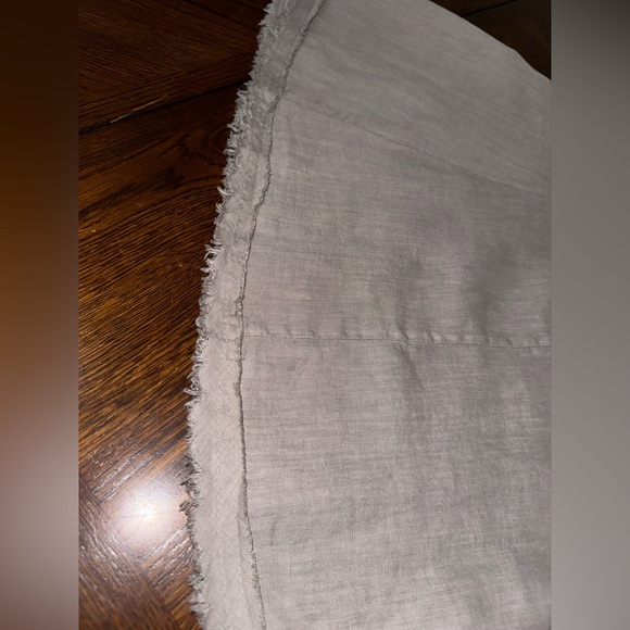 Piazza Del Tempio Italy 100% Linen Sleeveless Raw Hem Dress size S - Picture 10 of 10